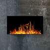 Heat Storm Decorative Radiant Glass Heater, 750 Watt, 24 in. X 48 in., Burning Fire Design, 120 V HS-2448-V13
